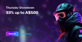 Thursday Showdown<br>33% up to A$500